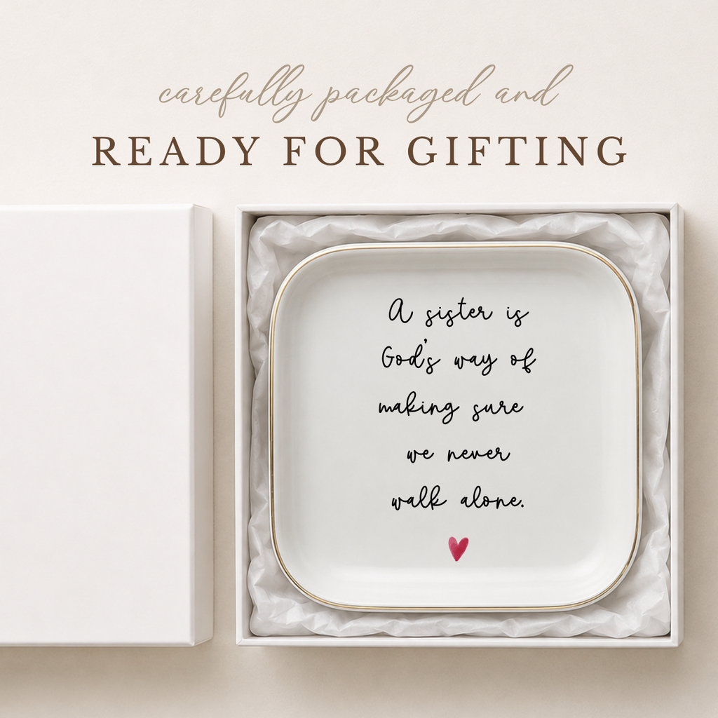 Christian Sister Ring Dish – Faith Gift Keepsake