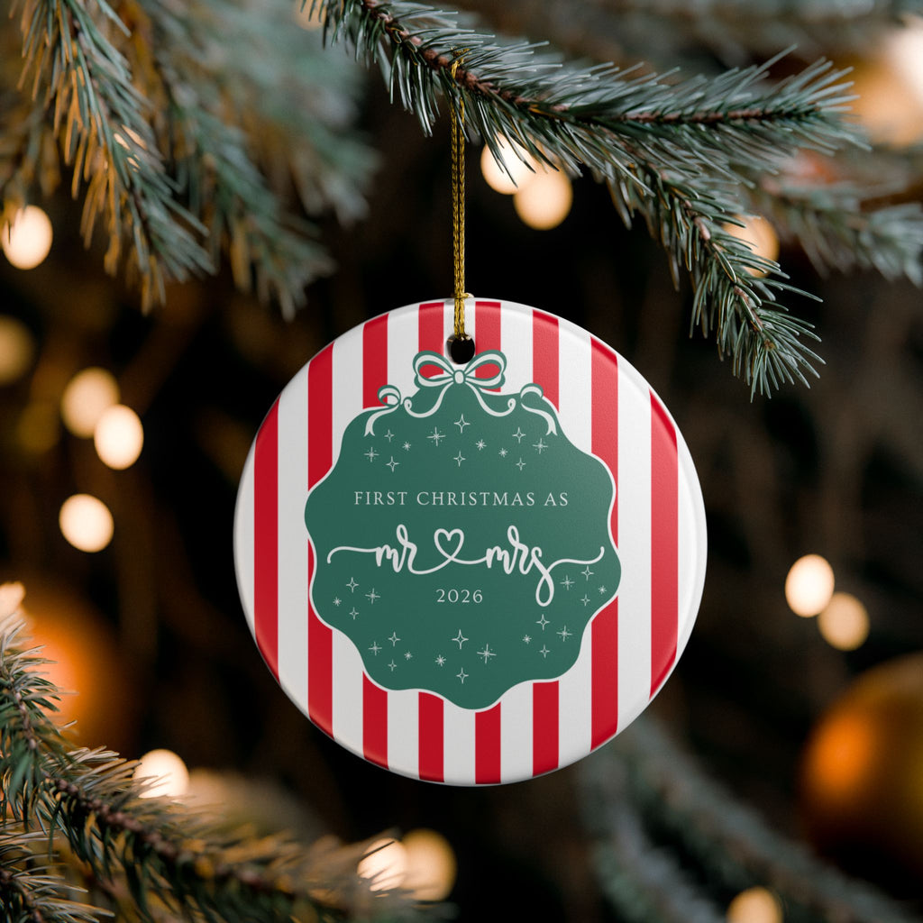 First Christmas as Mr. & Mrs. Ornament 2026