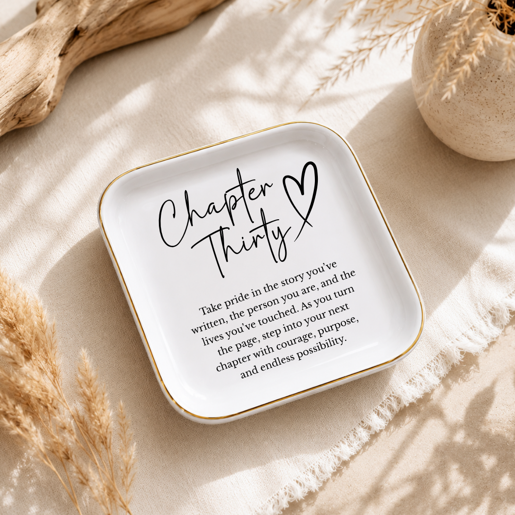 Chapter Thirty Ring Dish – 30th Birthday Gift