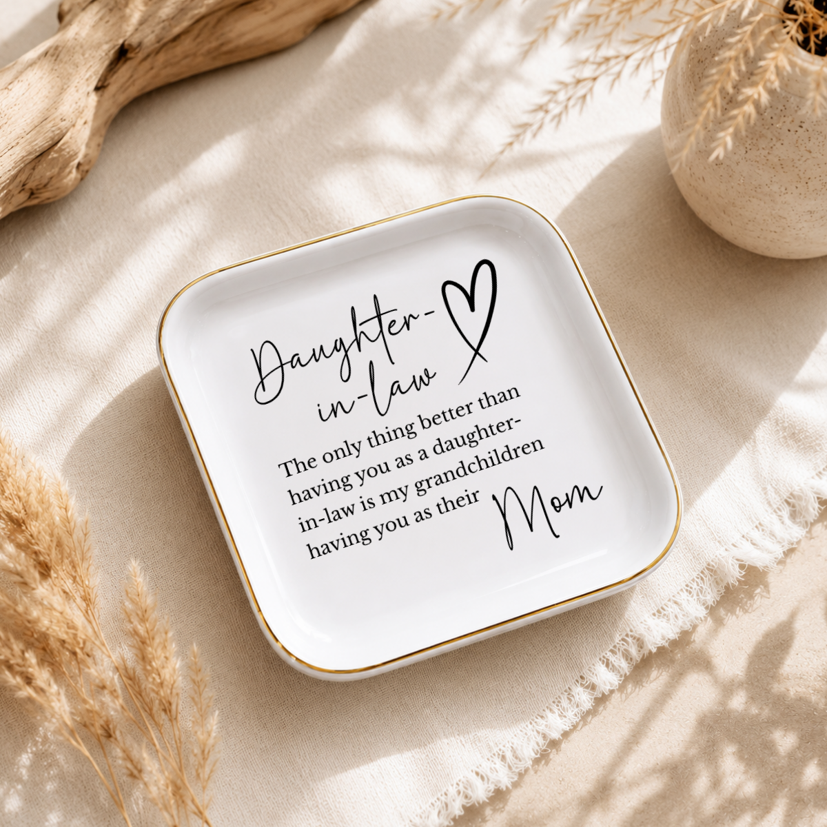 Daughter-in-Law Ring Dish – Keepsake Gift