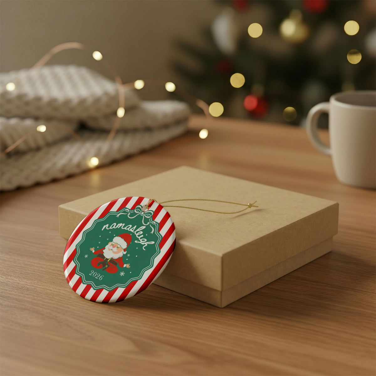 Namasleigh Santa Ornament 2026