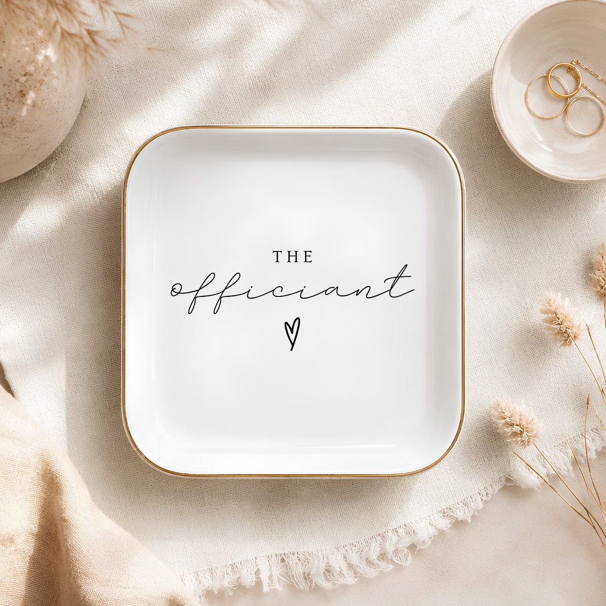Officiant Ring Dish – Wedding Thank You Gift