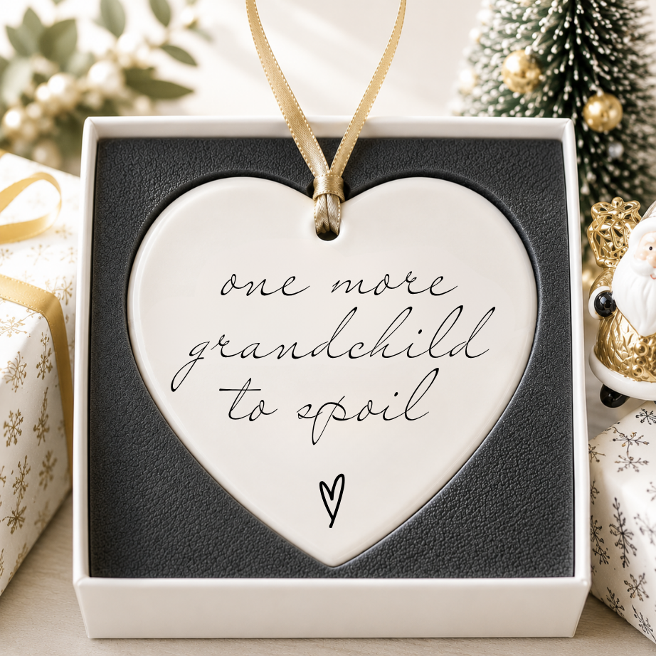 One More Grandchild to Spoil Ornament