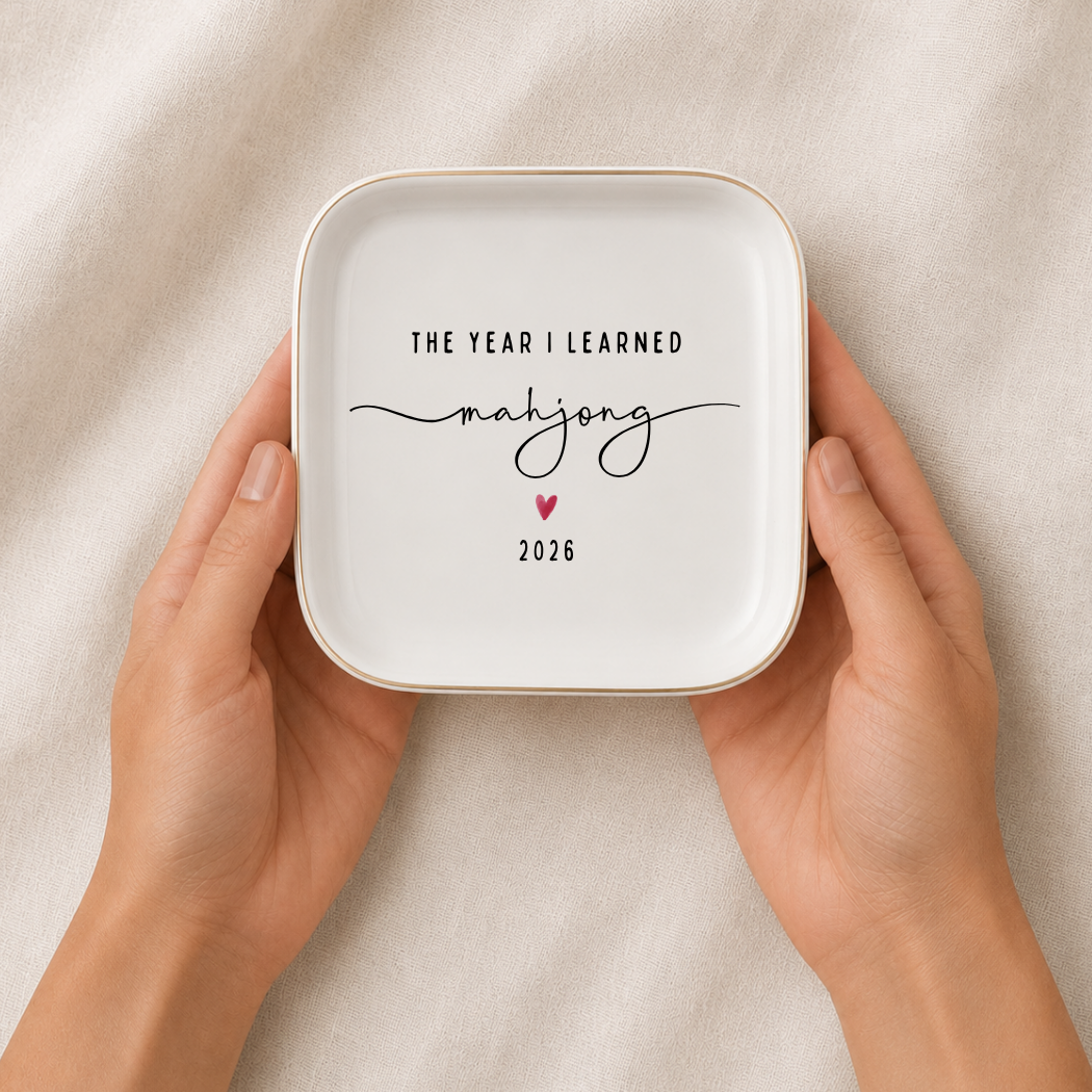 Mahjong Ring Dish – Gift for Mah Jong Lovers