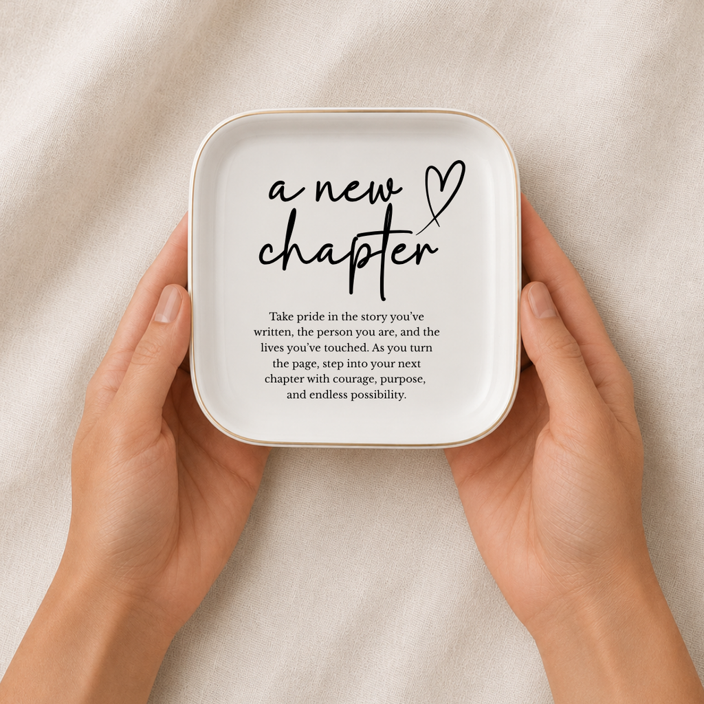 Personalized Retirement Ring Dish – A New Chapter