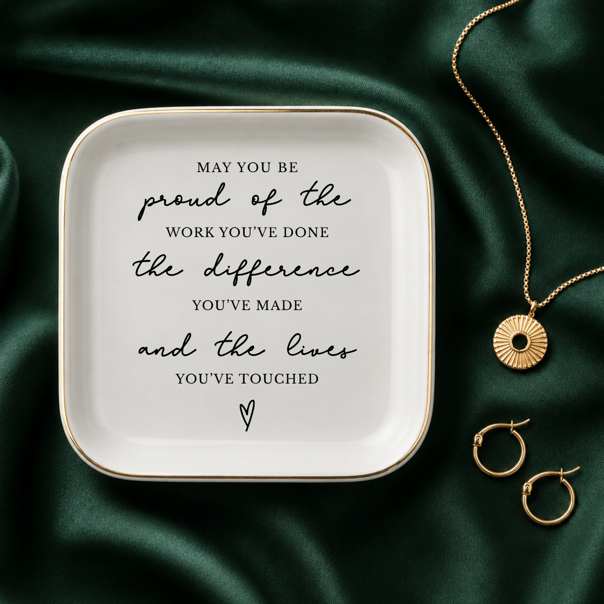 Retirement Jewelry Dish