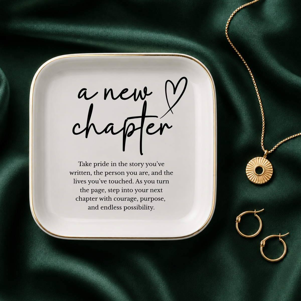 Personalized Retirement Ring Dish – A New Chapter