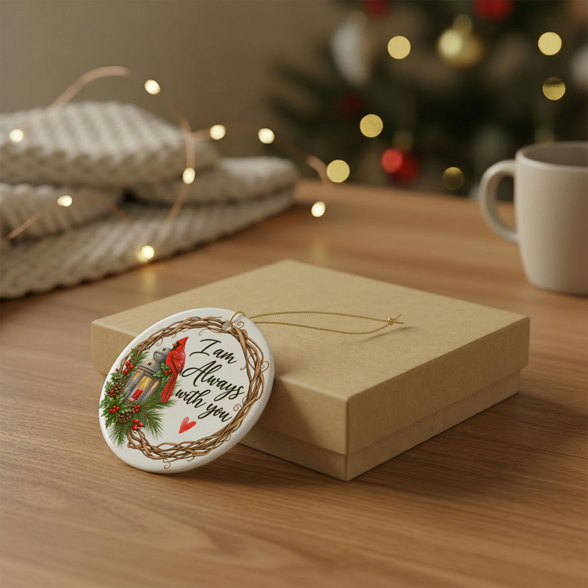 Cardinal Memorial Ornament – Always With You