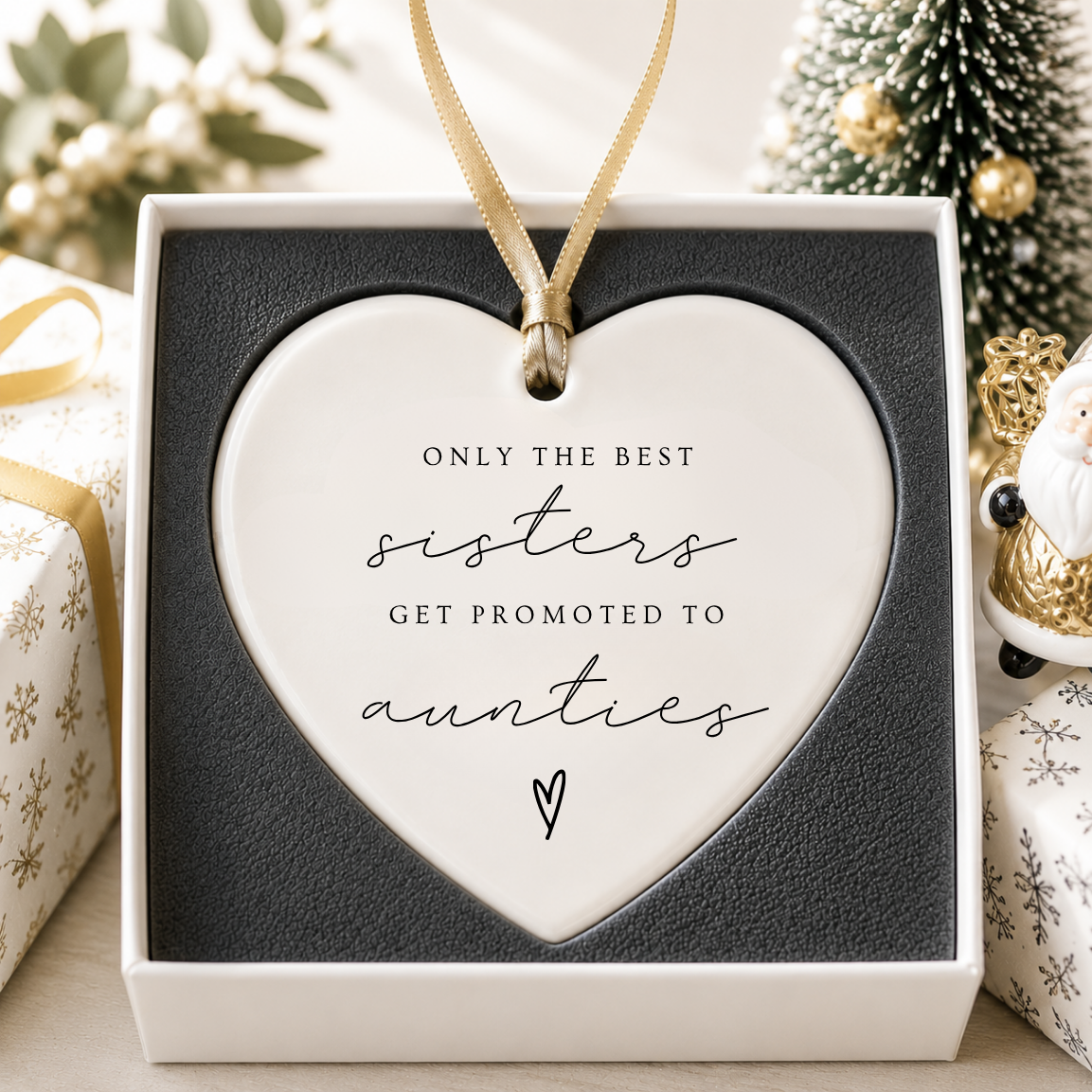 Best Sisters Promoted to Aunties Ornament