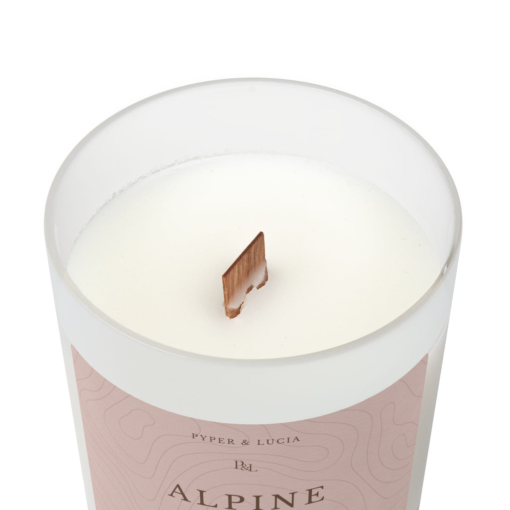 Alpine Rose Candle – Oakmoss + Amber