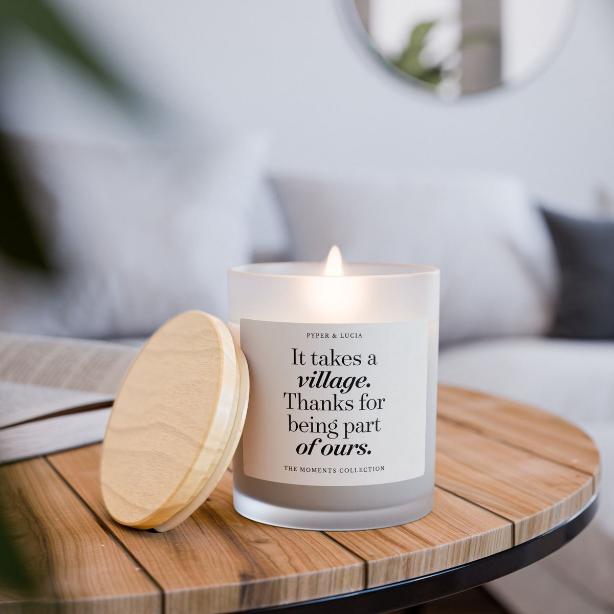It Takes a Village Candle